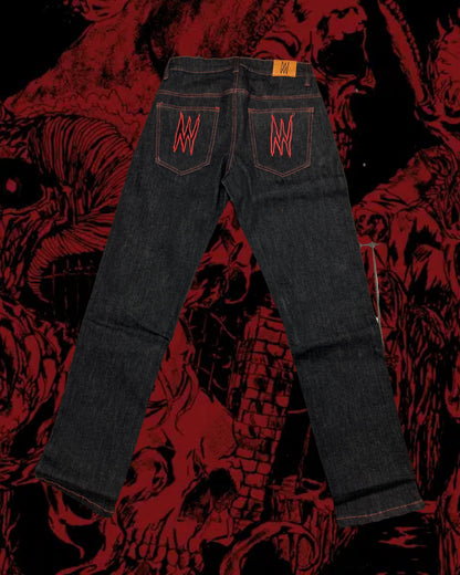 Stonewash red Wicked pants